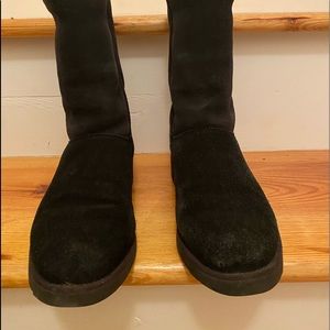 UGG Australia Suede Shearling Boots